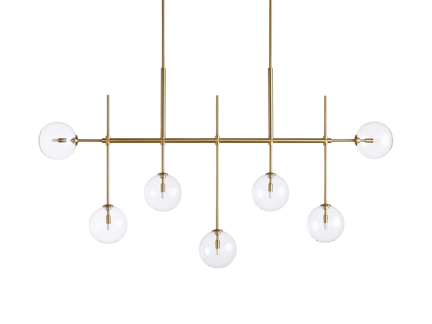 Roscoe Handblown Globe Linear Chandelier