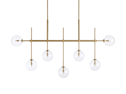 Roscoe Handblown Globe Linear Chandelier