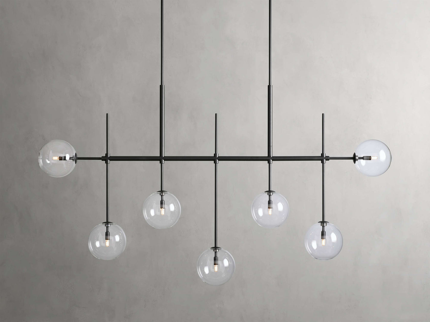 Roscoe Handblown Globe Linear Chandelier