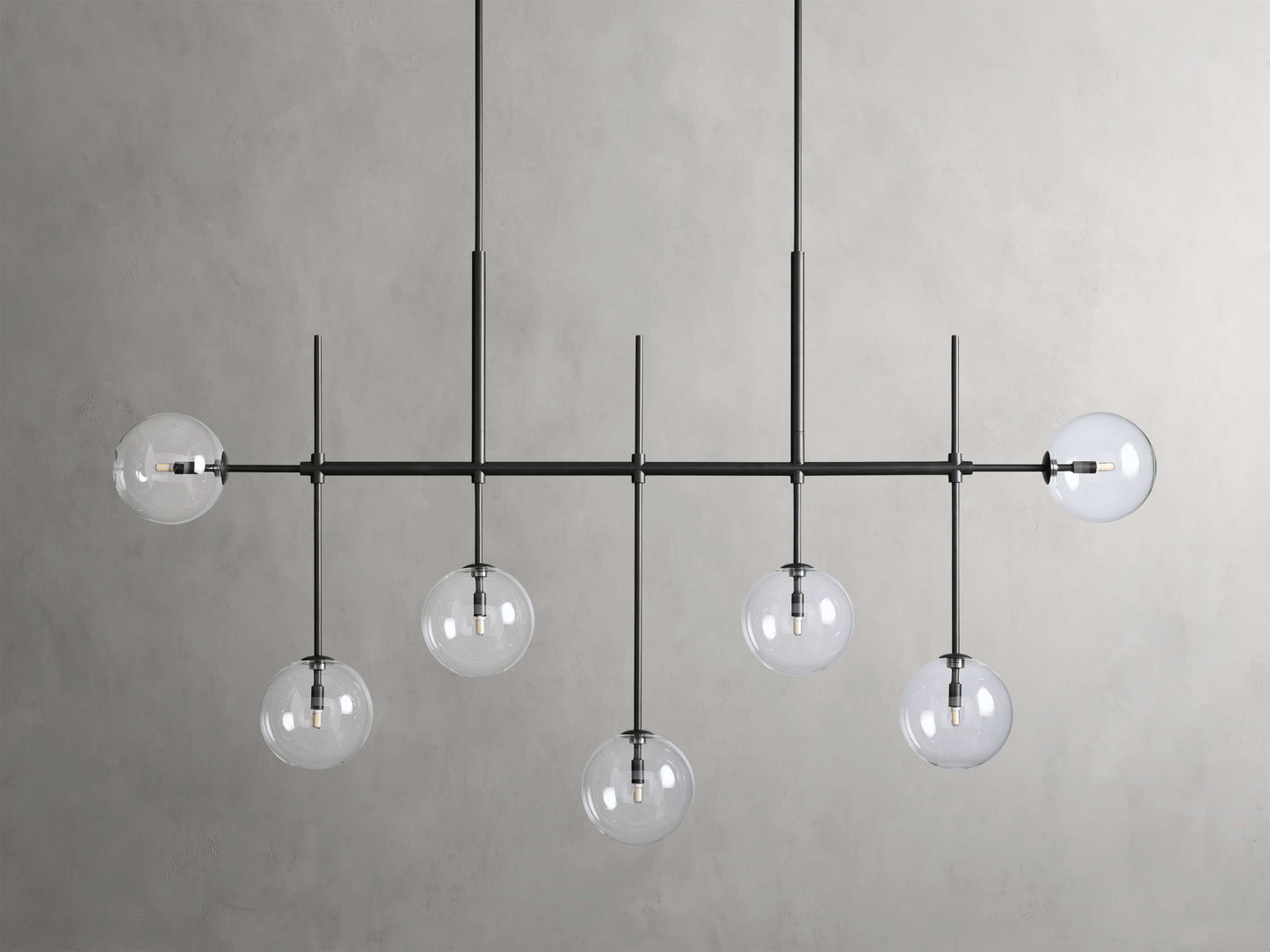 Roscoe Handblown Globe Linear Chandelier