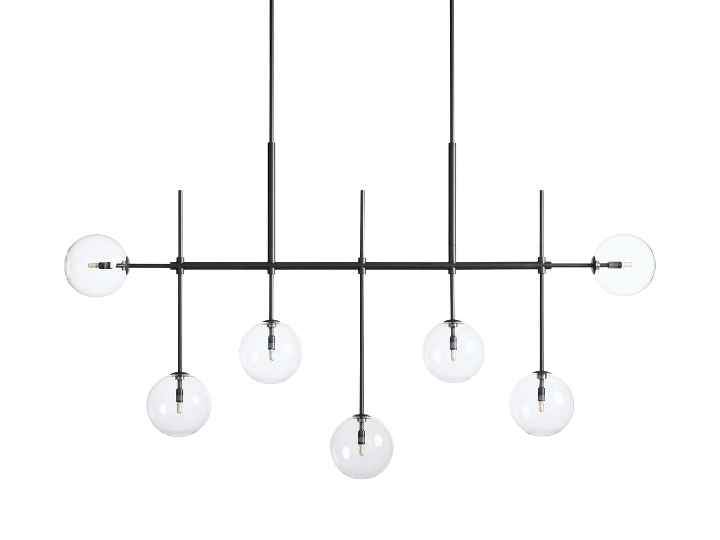 Roscoe Handblown Globe Linear Chandelier