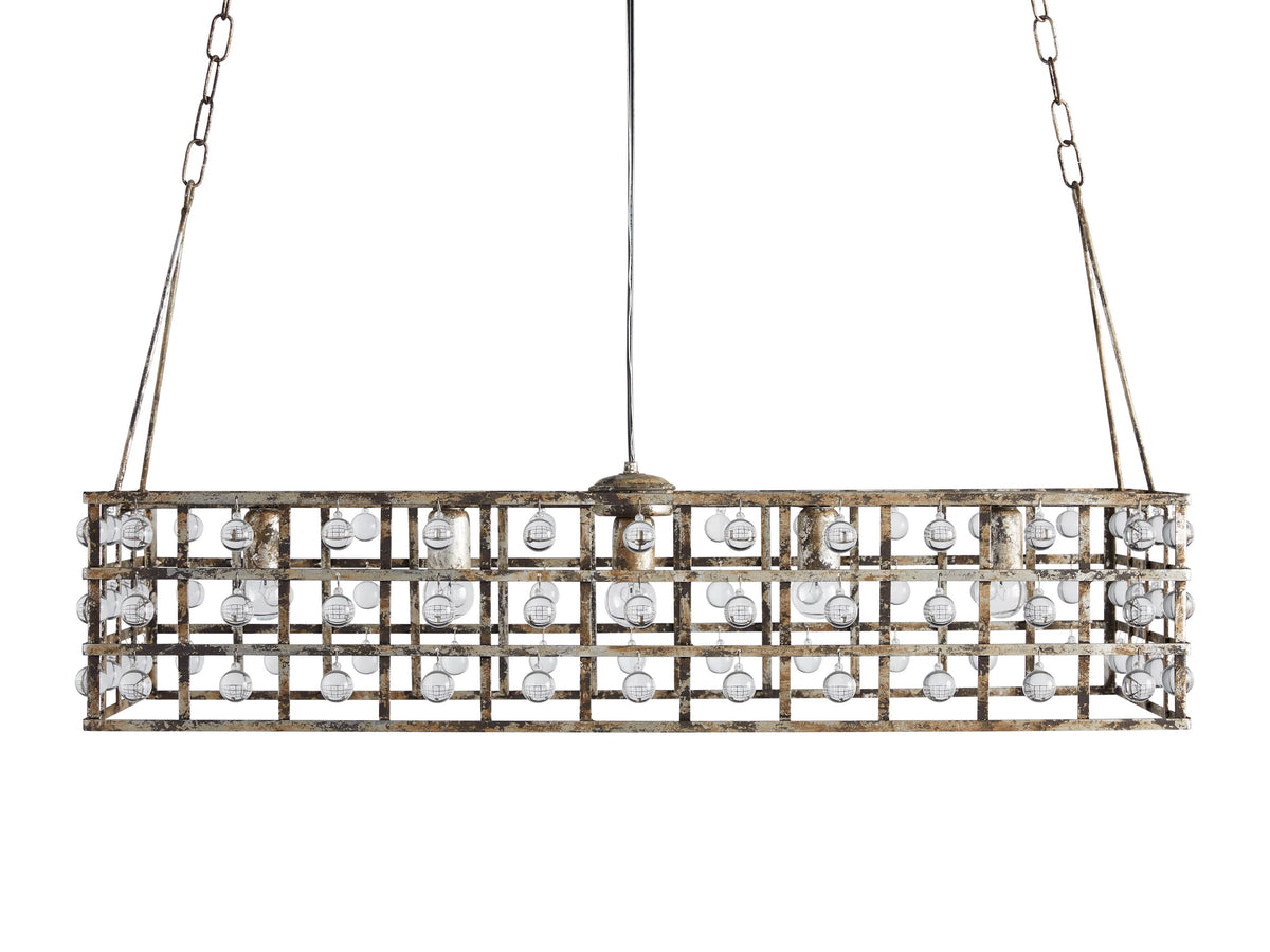 La Cage Astral Forge Rectangular Chandelier
