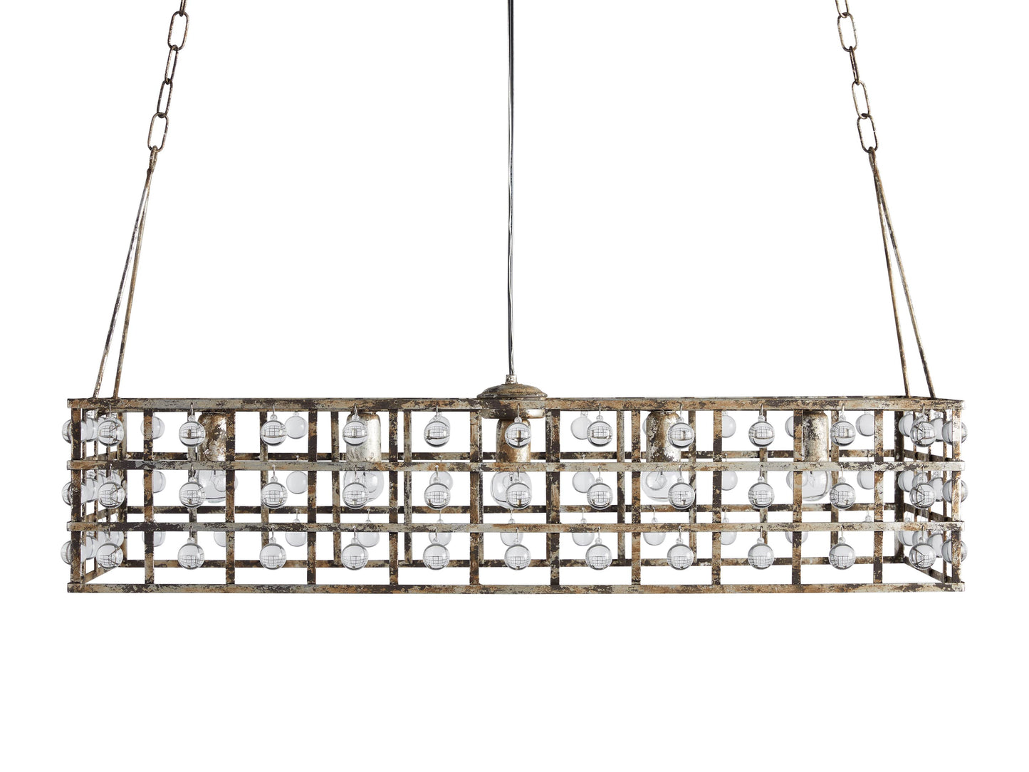La Cage Astral Forge Rectangular Chandelier