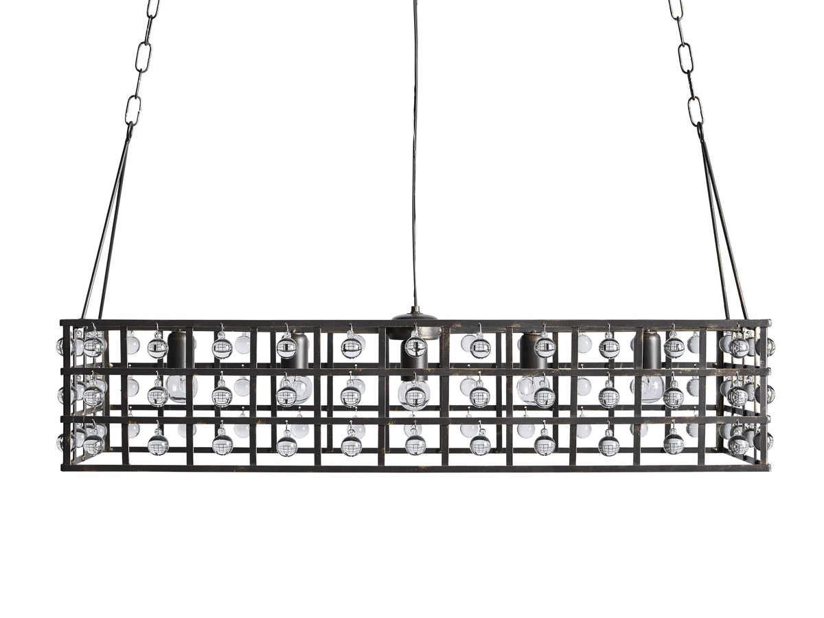 La Cage Astral Forge Rectangular Chandelier