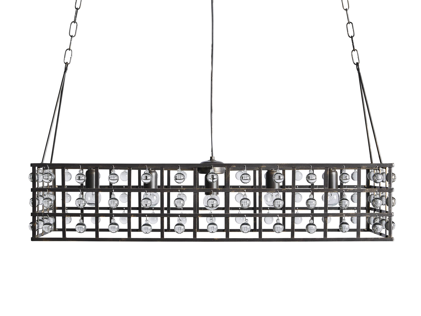 La Cage Astral Forge Rectangular Chandelier