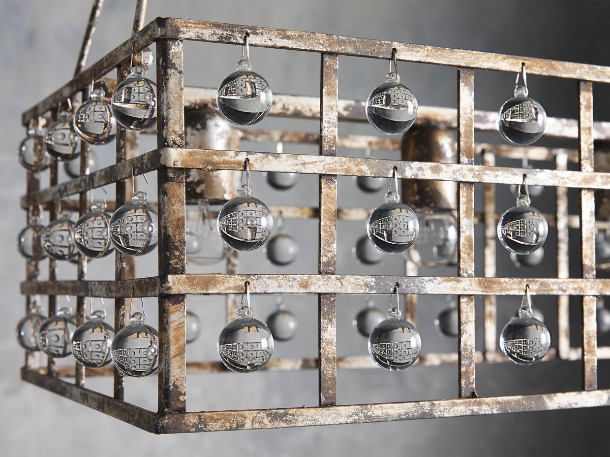 La Cage Astral Forge Rectangular Chandelier