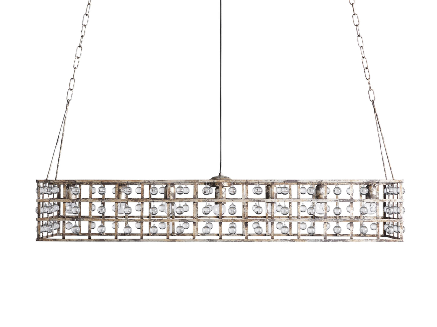 La Cage Astral Forge Rectangular Chandelier