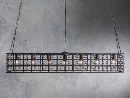 La Cage Astral Forge Rectangular Chandelier