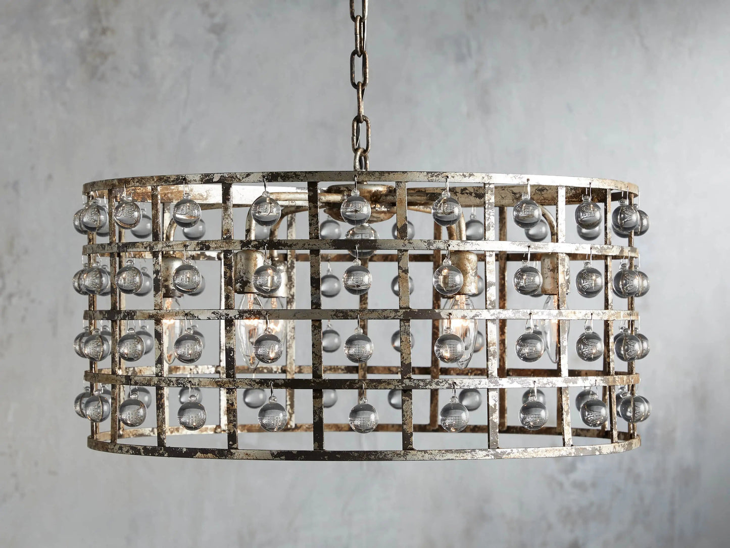 La Cage Astral Forge Round Chandelier