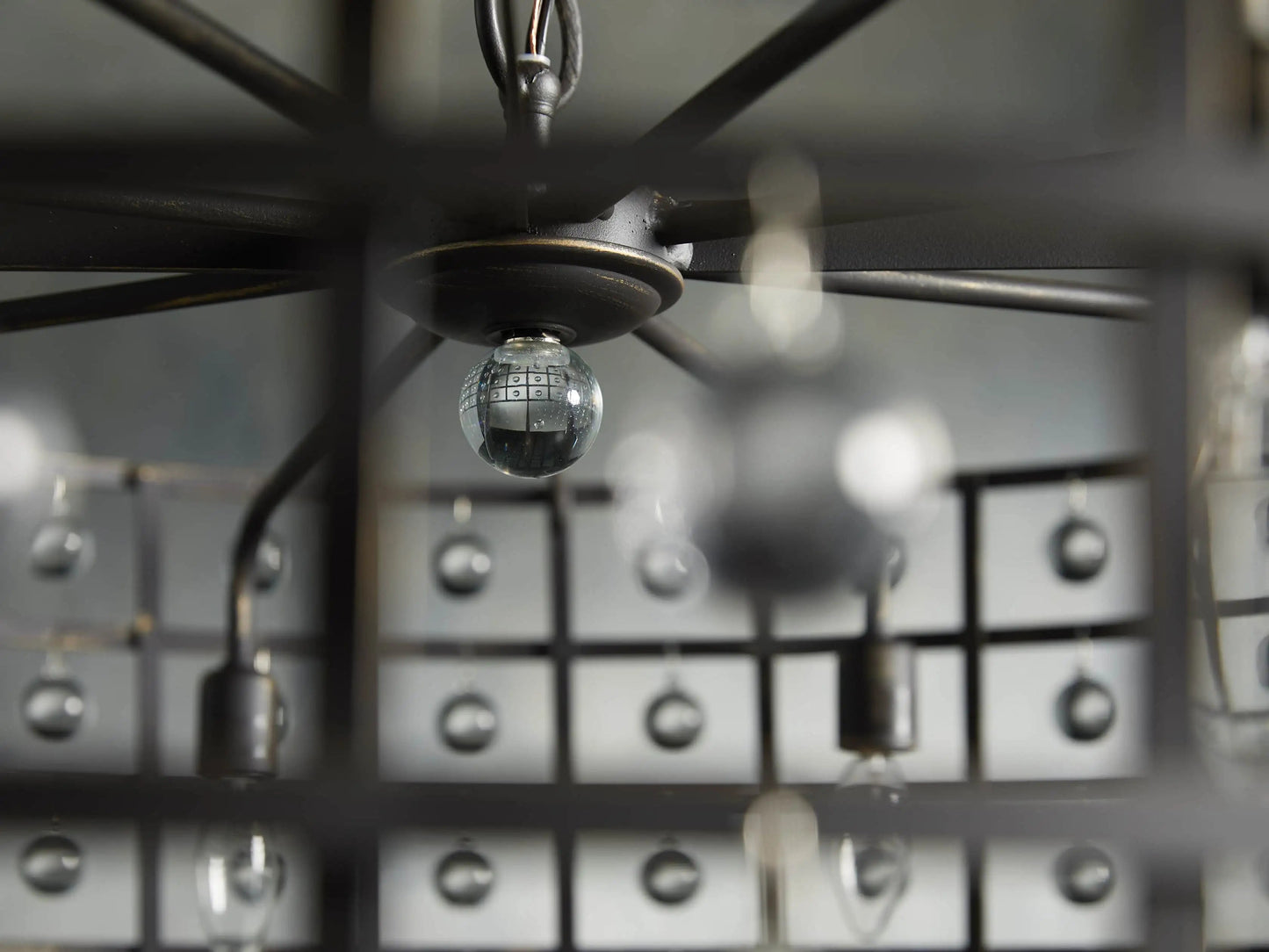 La Cage Astral Forge Round Chandelier