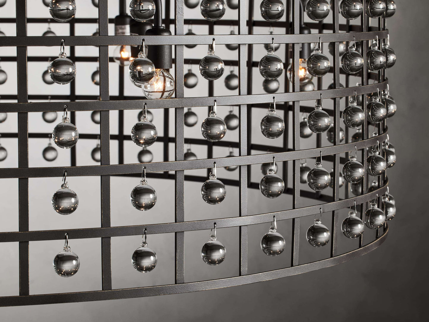 La Cage Astral Forge Round Chandelier