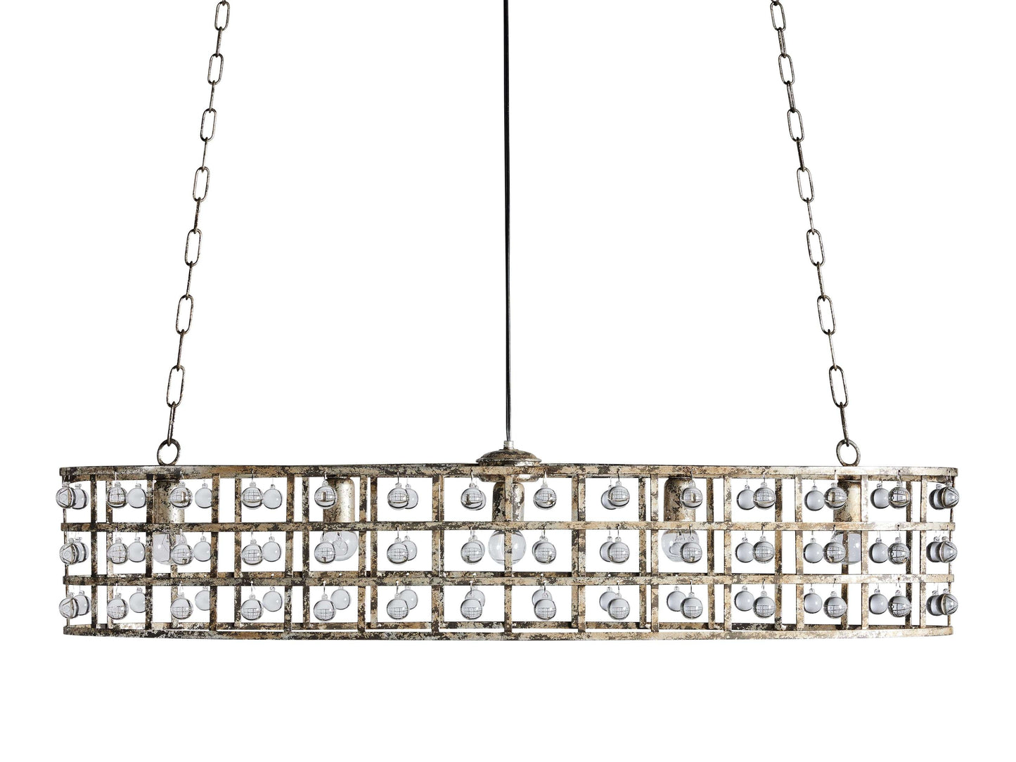 La Cage Astral Forge Oval Chandelier