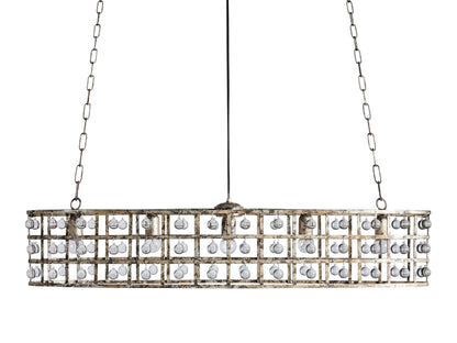 La Cage Astral Forge Oval Chandelier