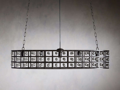 La Cage Astral Forge Oval Chandelier