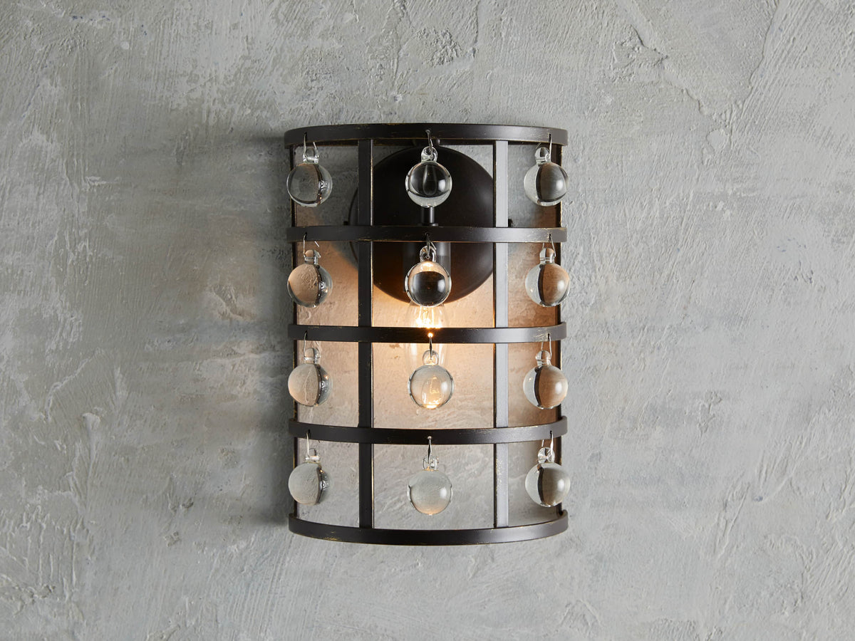 La Cage Astral Forge Wall Sconce