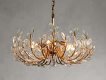 Adela Floral Crystal Round Chandelier