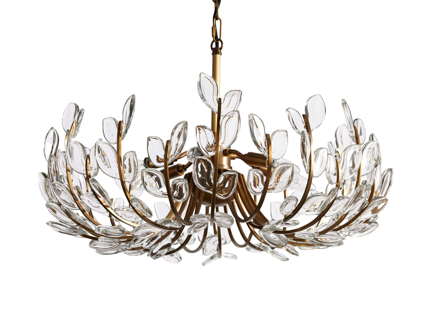 Adela Floral Crystal Round Chandelier