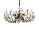 Adela Floral Crystal Round Chandelier