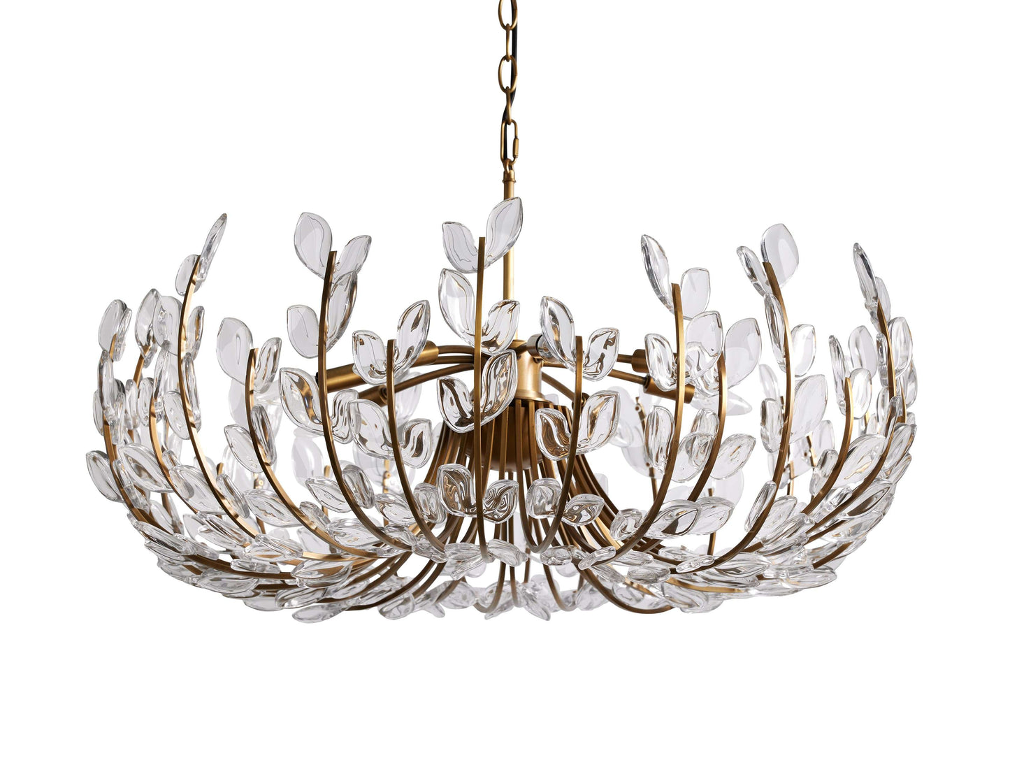 Adela Floral Crystal Round Chandelier
