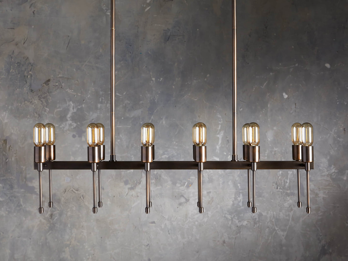 Dyer Simple Glam Linear Chandelier