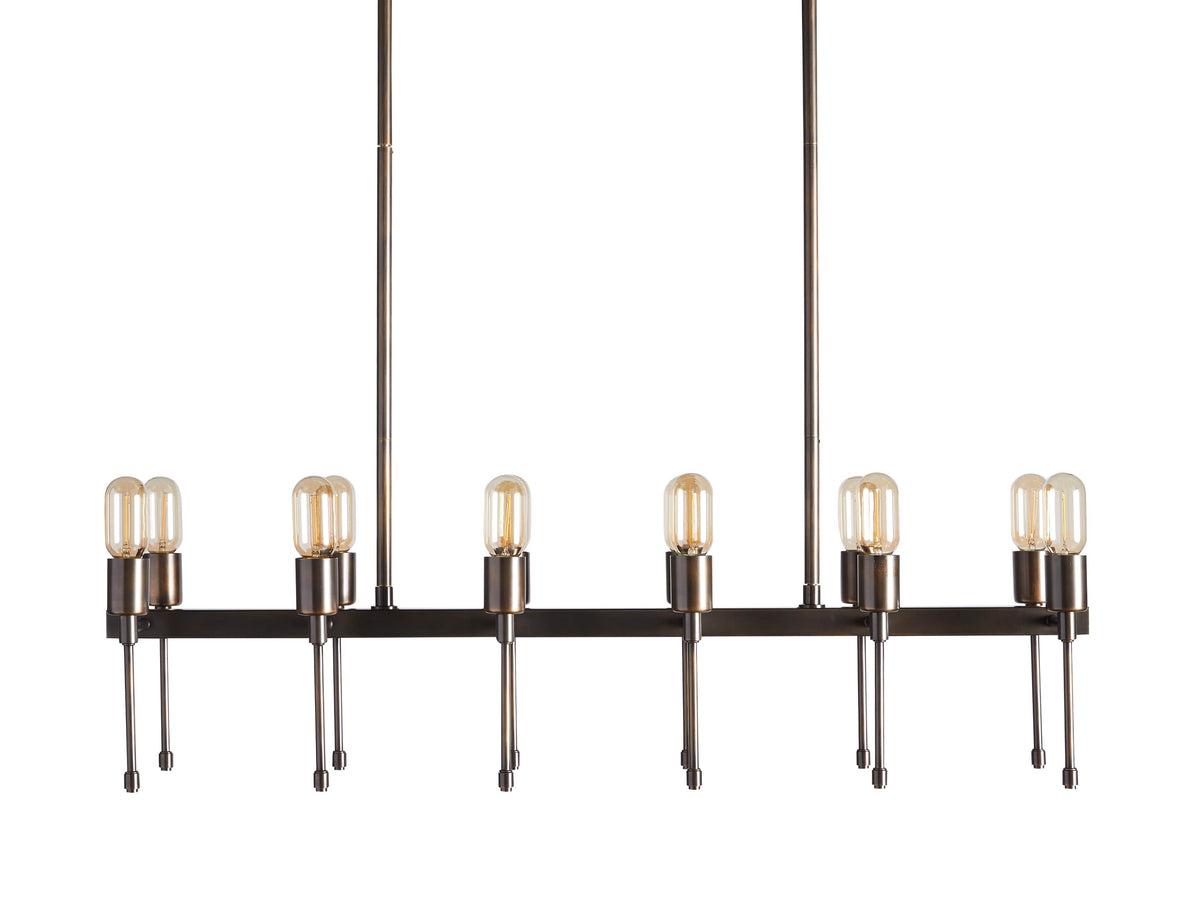 Dyer Simple Glam Linear Chandelier