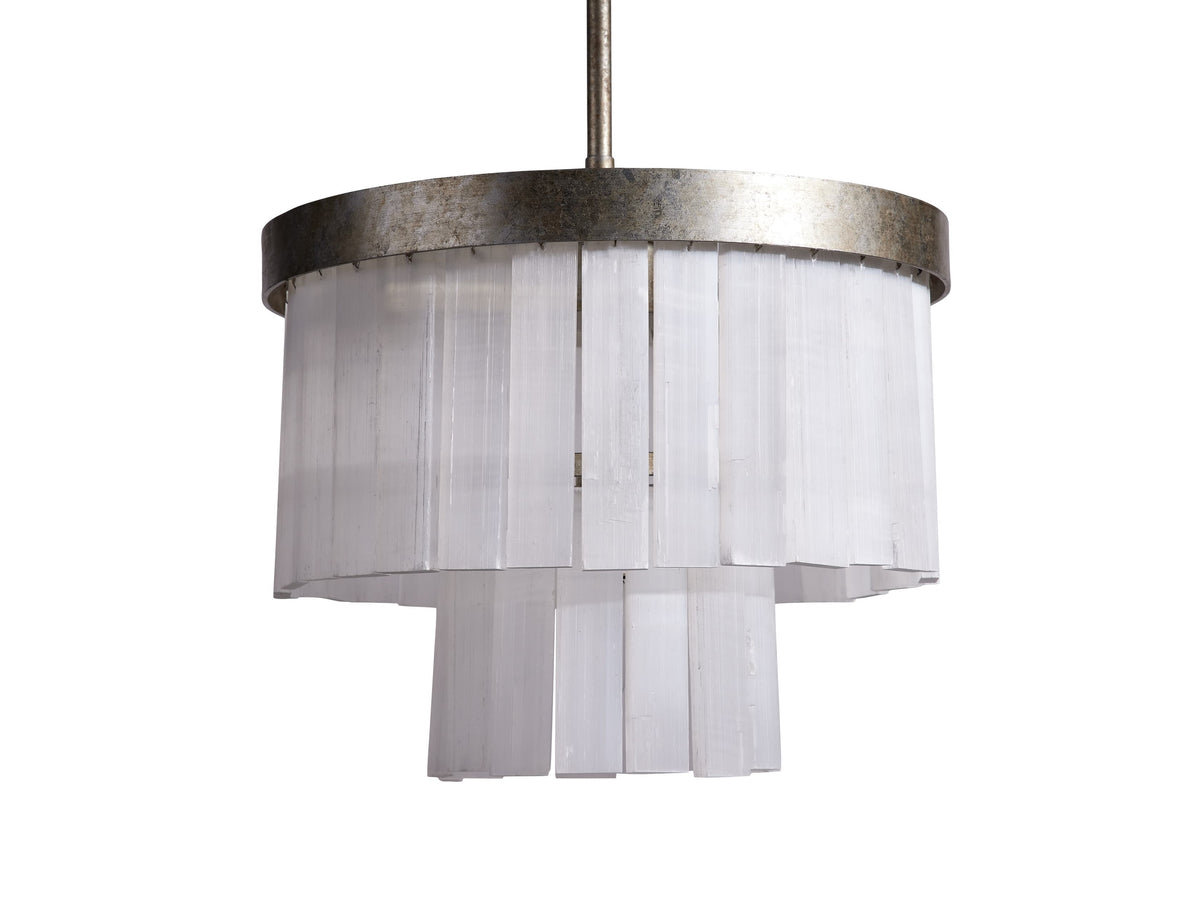 Cameron Selenite Crystal Pendant Light