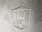 Garnet Hand Forged Cage Chandelier