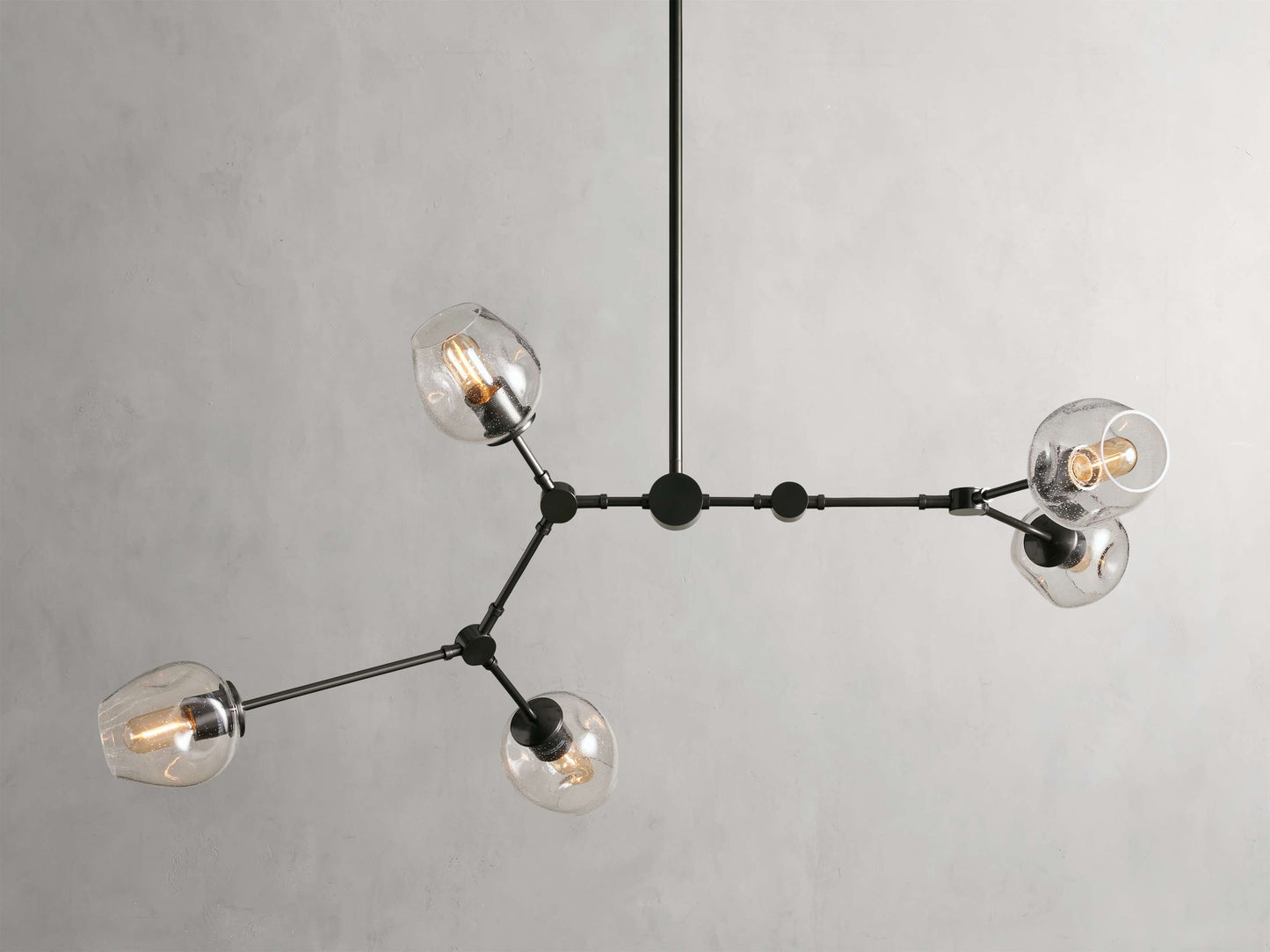 Noella Globe Glass Branch Chandelier