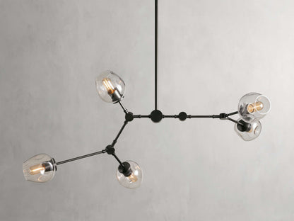 Noella Globe Glass Branch Chandelier