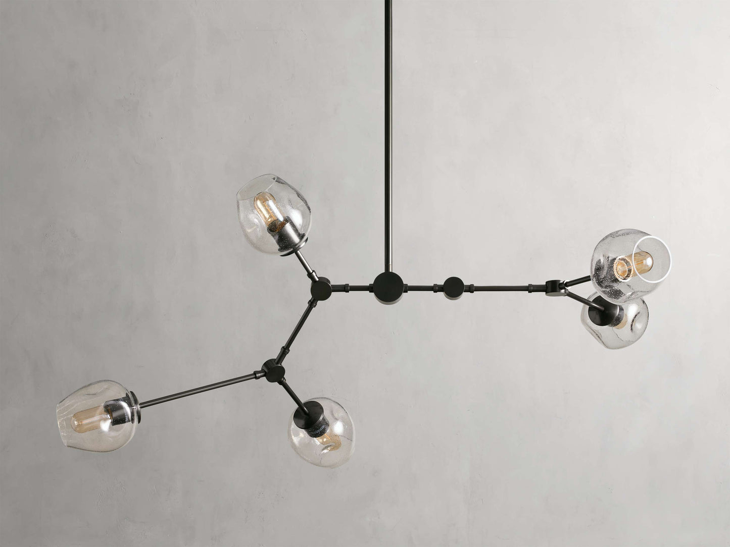 Noella Globe Glass Branch Chandelier