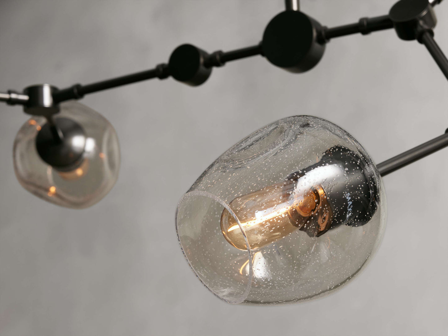 Noella Globe Glass Branch Chandelier