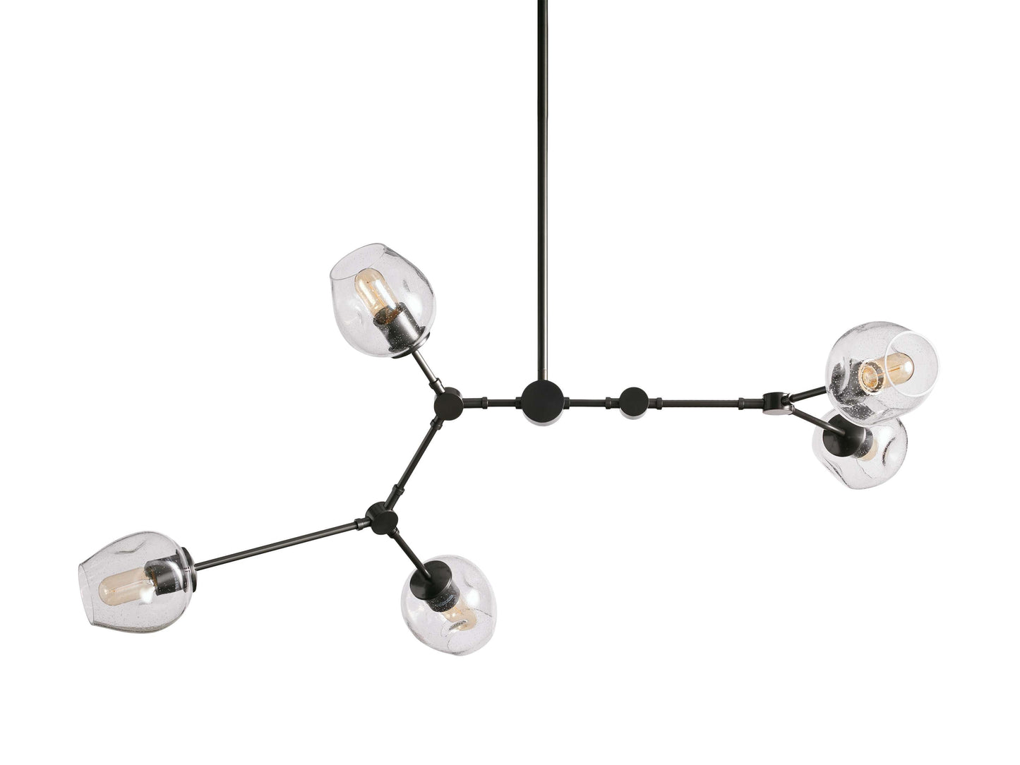 Noella Globe Glass Branch Chandelier