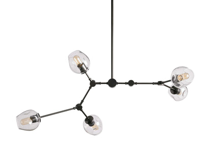 Noella Globe Glass Branch Chandelier