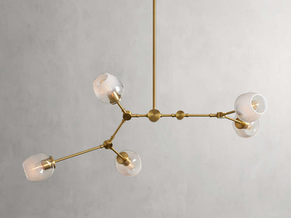 Noella Globe Glass Branch Chandelier