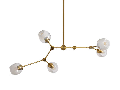 Noella Globe Glass Branch Chandelier