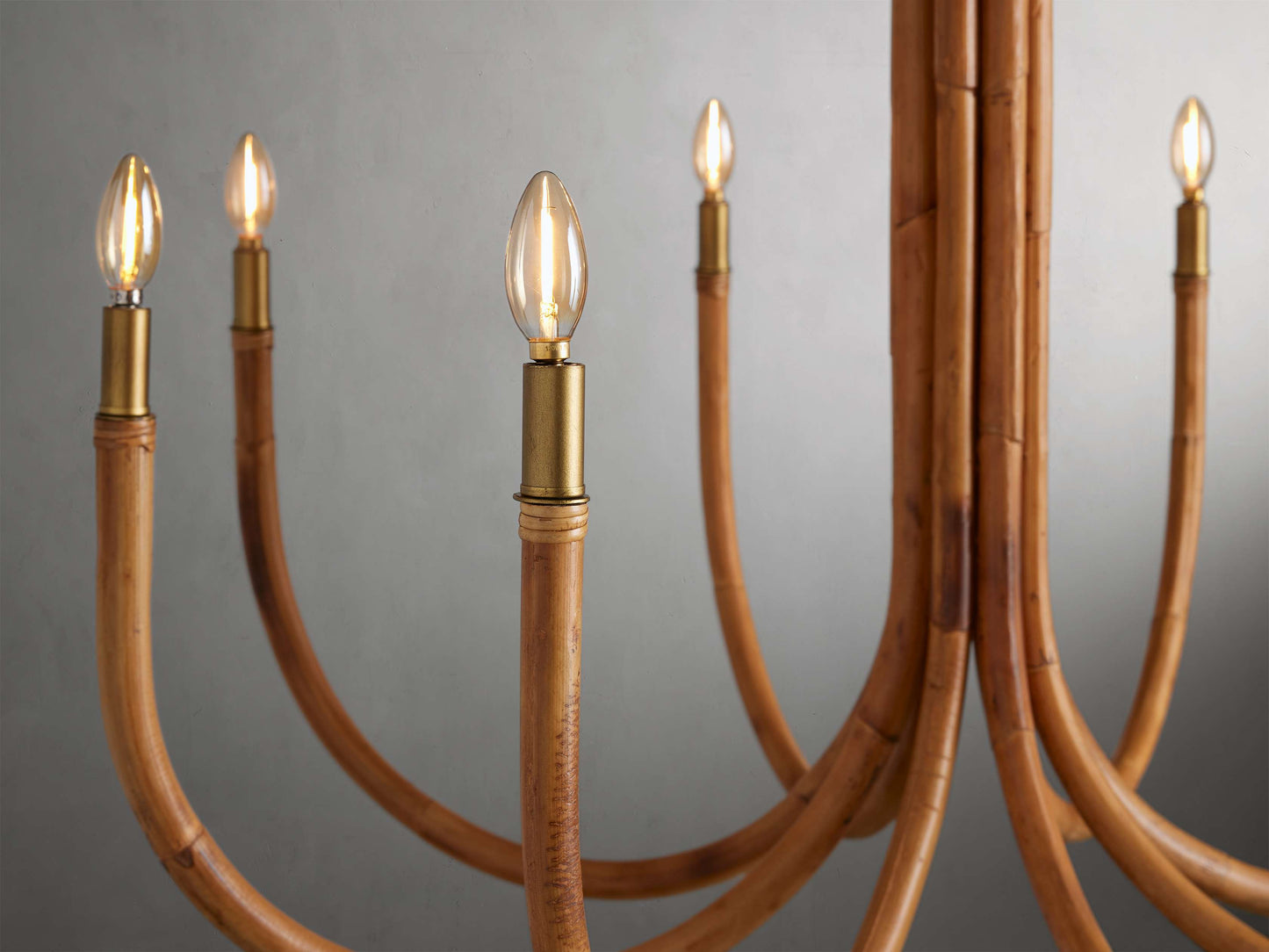 Ravda Woven Rattan Round Chandelier