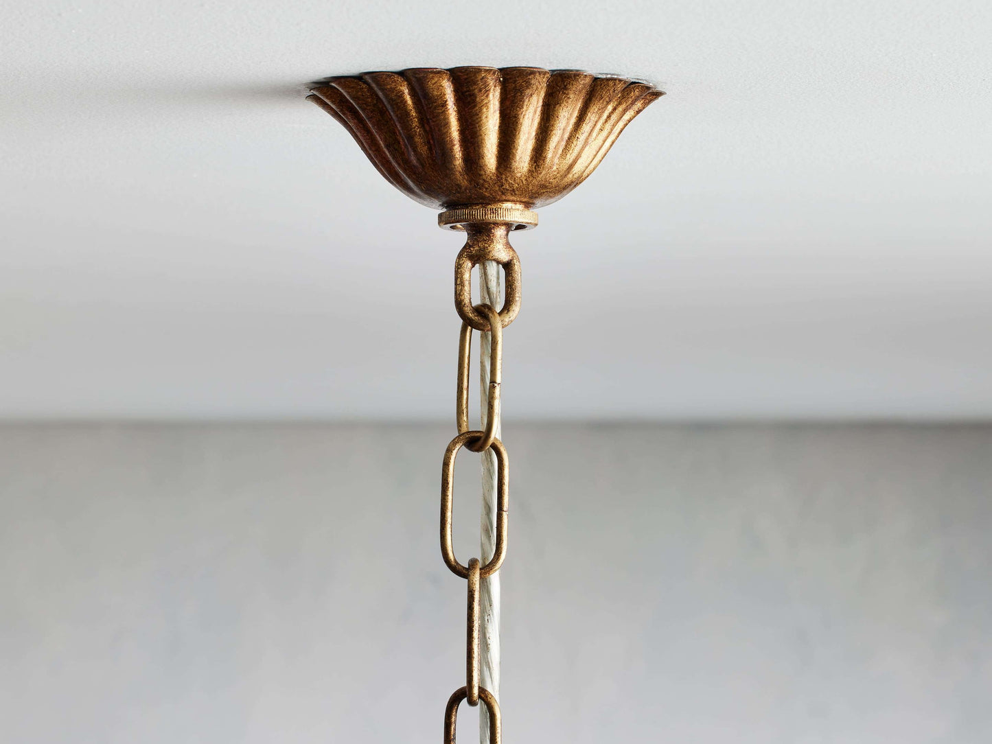 Fritz Sculpted Vintage Linear Chandelier