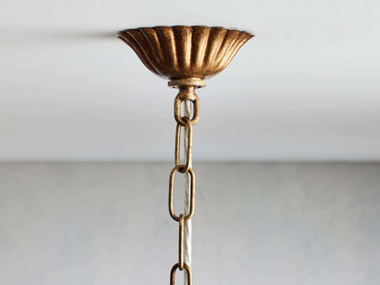 Fritz Sculpted Vintage Linear Chandelier