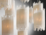 Gianna Selenite Cascade Rectangular Chandelier