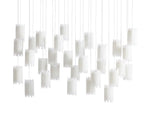 Gianna Selenite Cascade Rectangular Chandelier