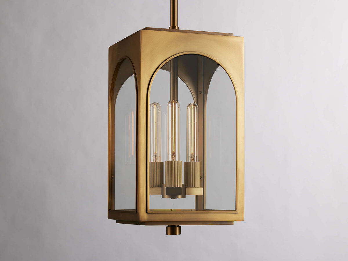 Palladian Fortress Outdoor Pendant Light