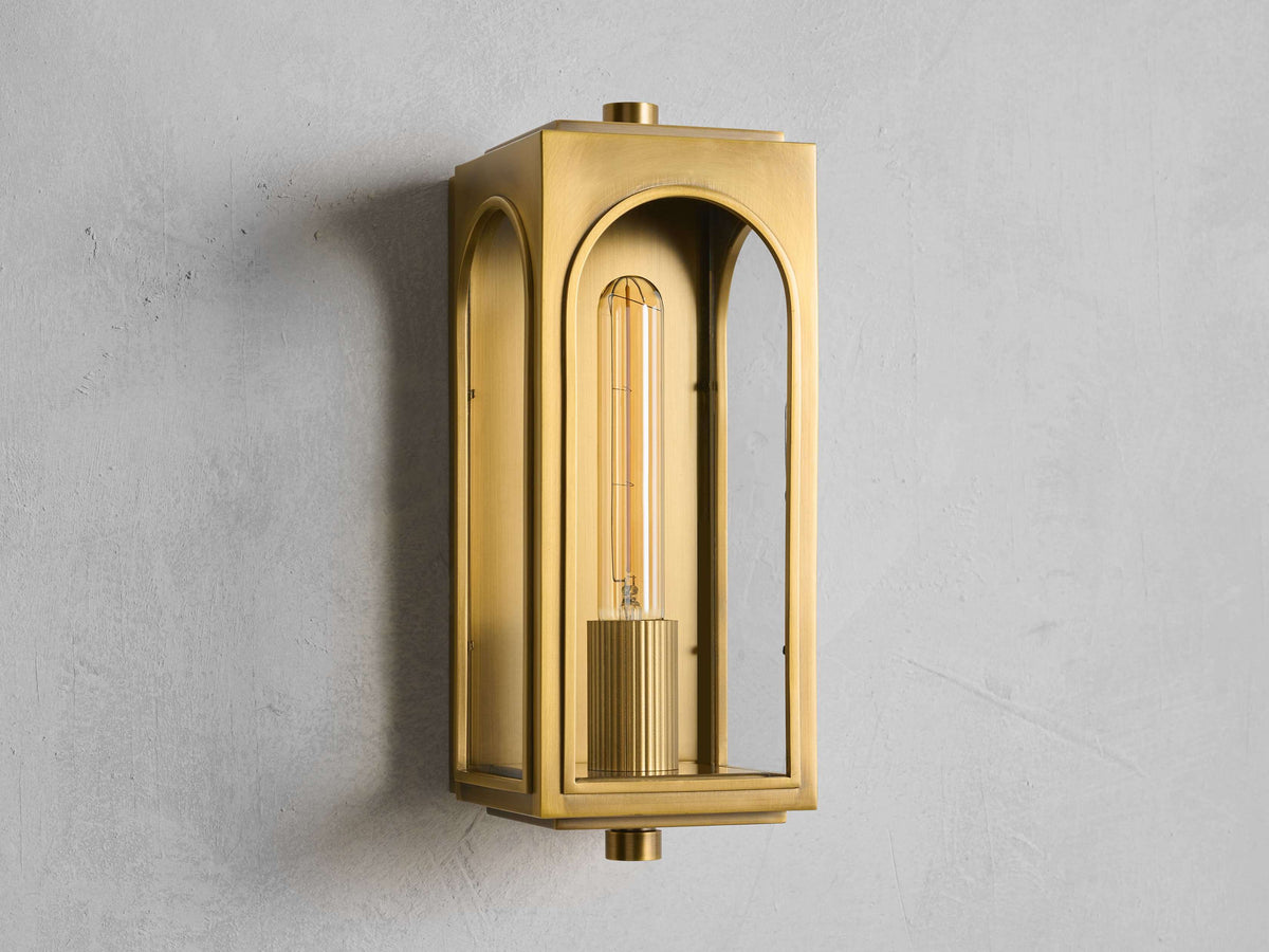 Palladian Fortress Outdoor Wall Sconce