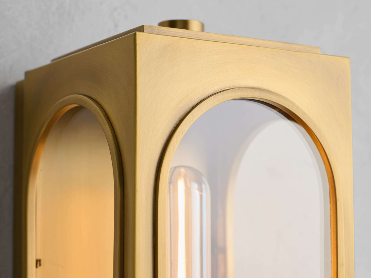 Palladian Fortress Outdoor Wall Sconce