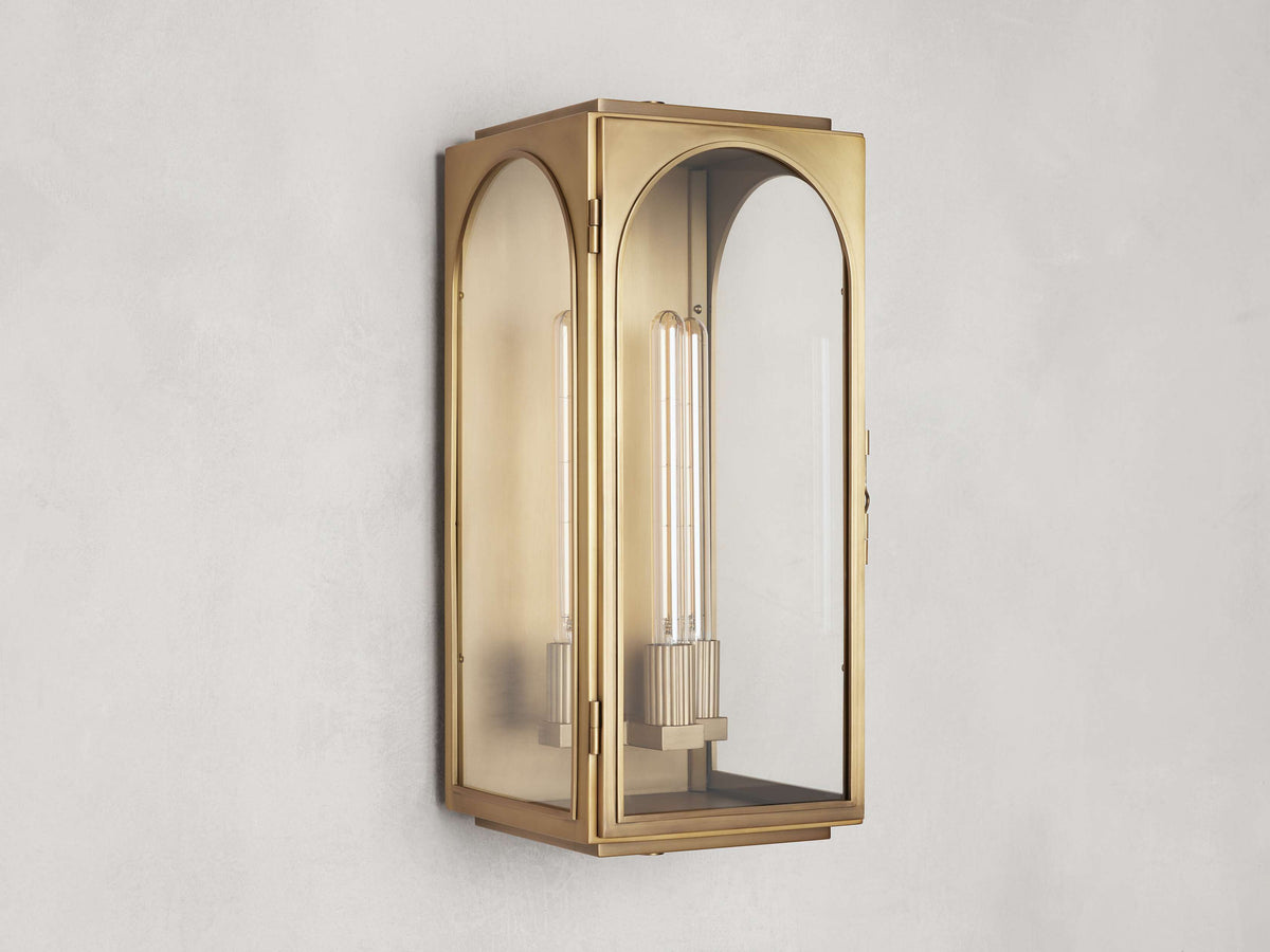 Palladian Fortress Outdoor Wall Sconce