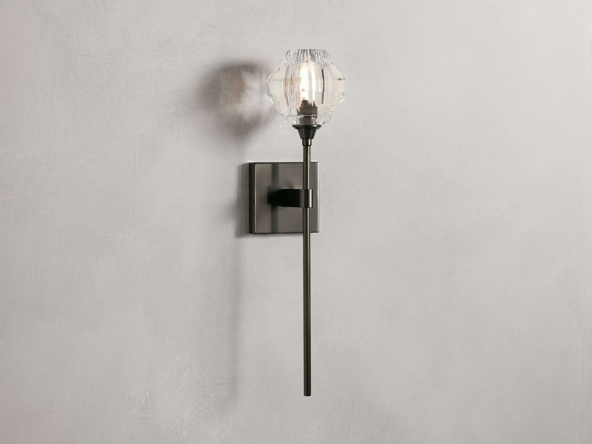 Amoroso Faceted Prism Wall Sconce