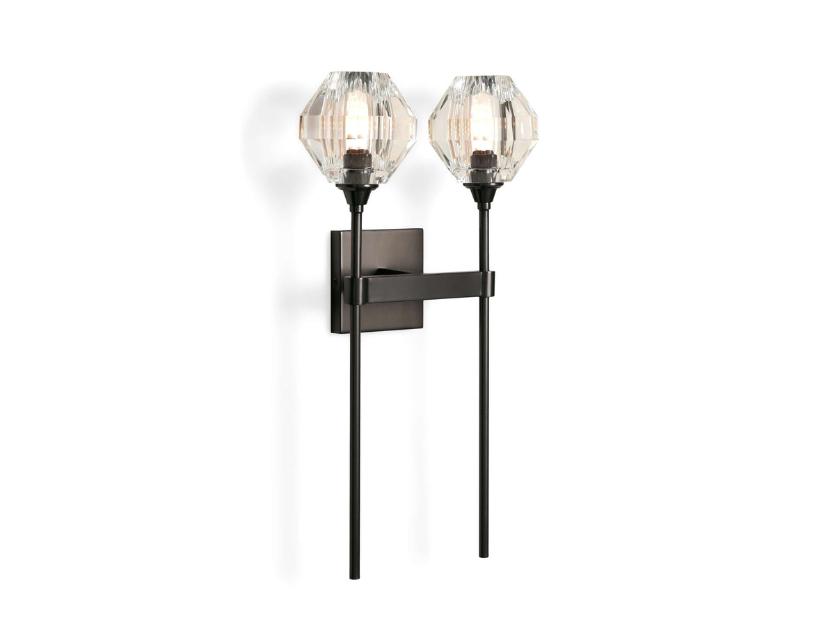 Amoroso Faceted Prism Wall Sconce
