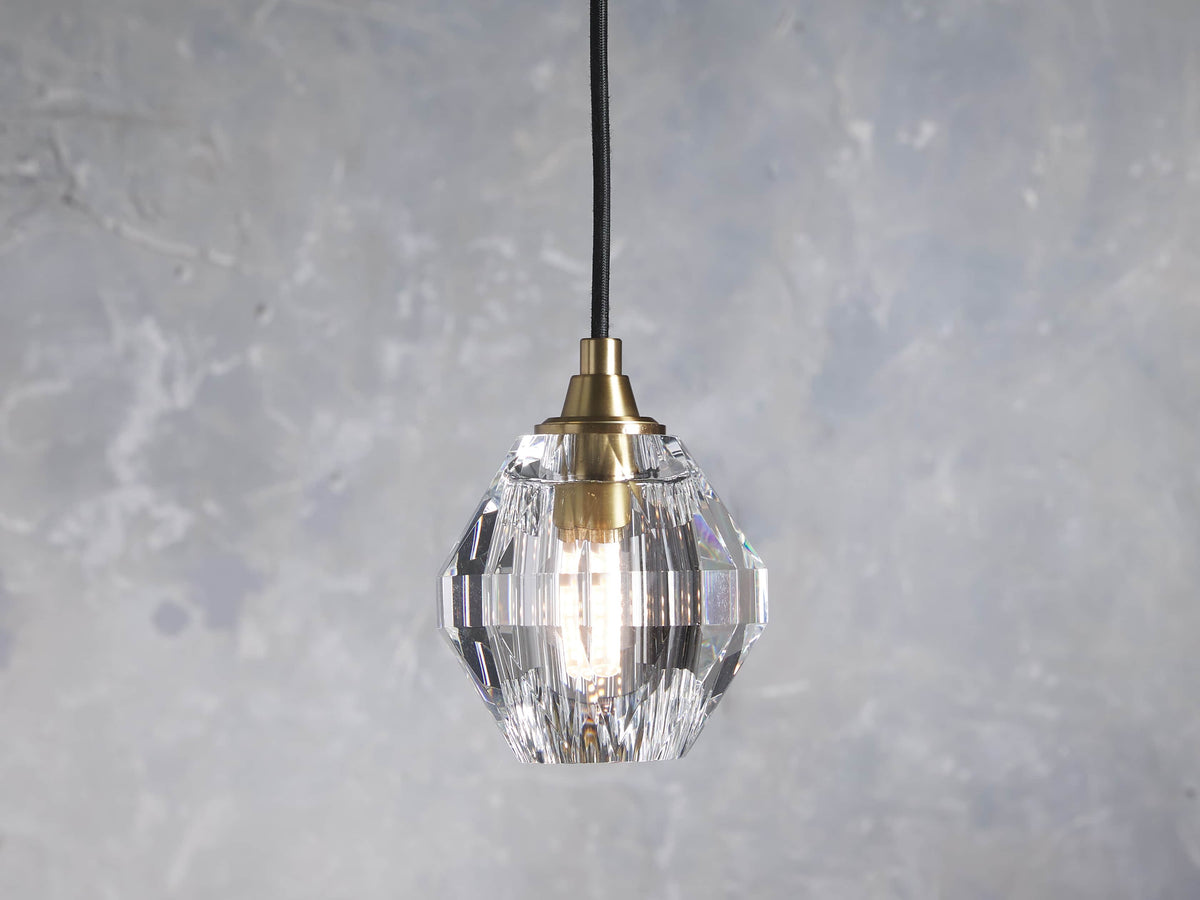 Amoroso Faceted Prism Pendant Light
