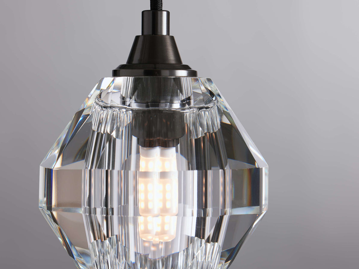 Amoroso Faceted Prism Pendant Light