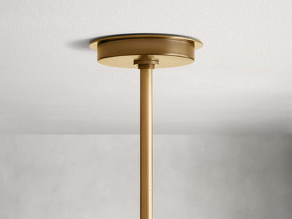 Remming Sculpted Glass Linear Chandelier