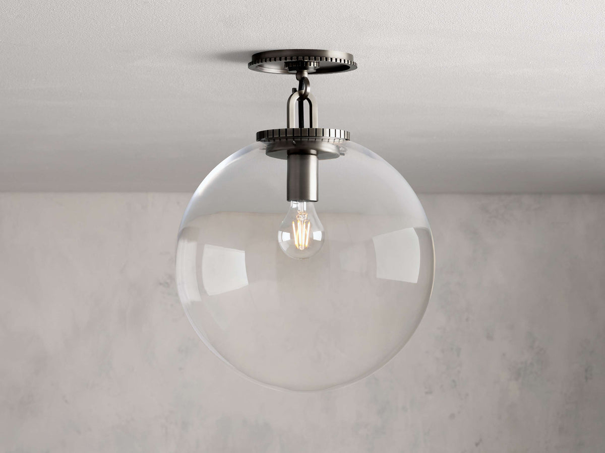 Wescott Modern Globe Flush Mount